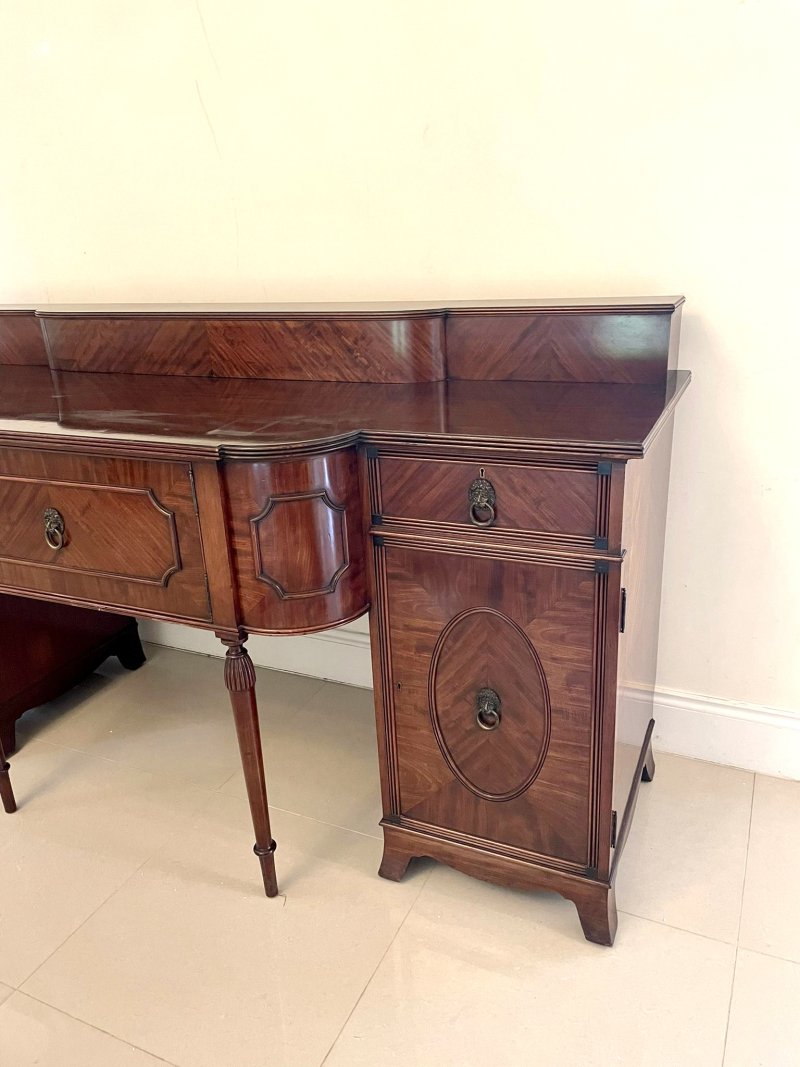 Outstanding Quality Antique Edwardian Mahogany Sideboard by Goodall of Manchester - Image 5